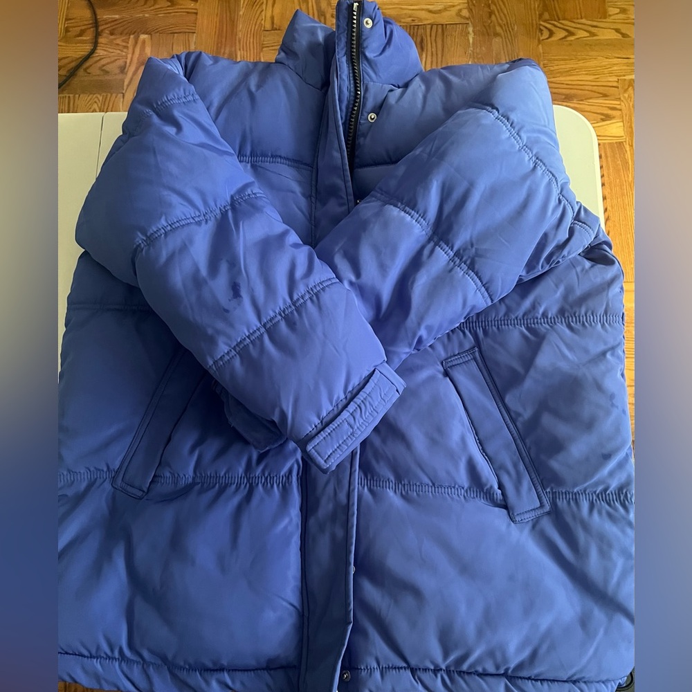 H&M Women’s Blue Puffer Jacket